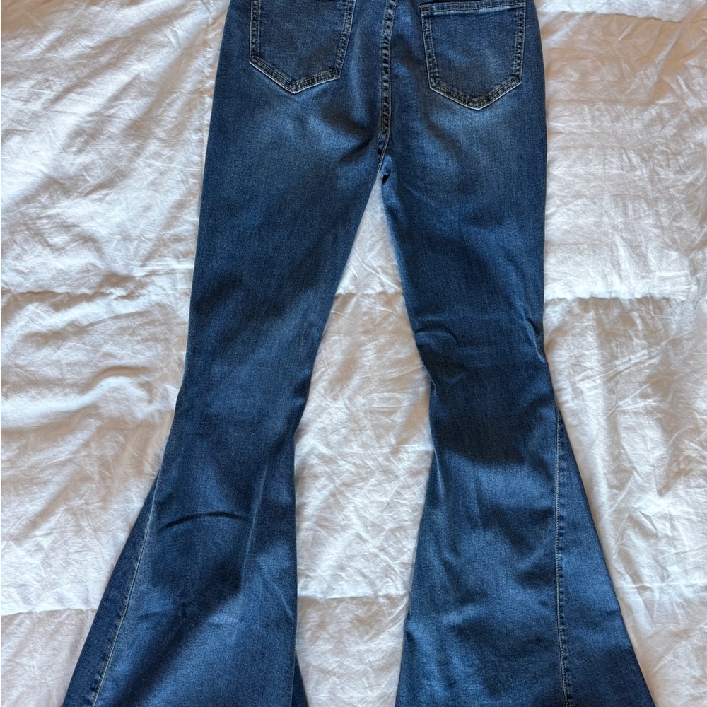 Rock & Roll Denim Bell Bottom Jeans W28